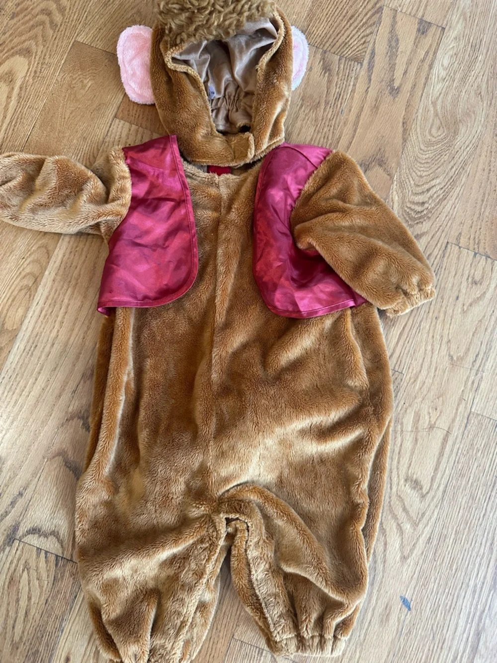 Disney Abu Costume Aladdin EUC Baby 3-6 Months Halloween Monkey - Picture 2 of 4